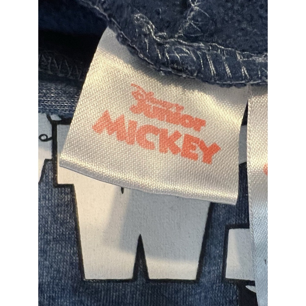 Disney Jr. Mickey Mouse & Pluto "A Little Bit Wild" Pullover Hoodie Blue 3T - Picture 4 of 5